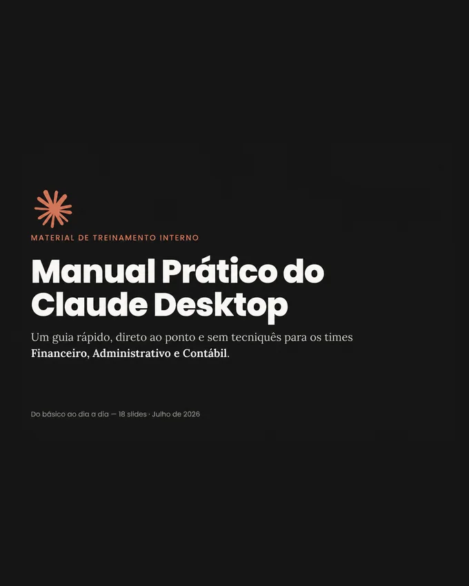 Capa de um manual prático criado sob medida para a rotina de um mentorado